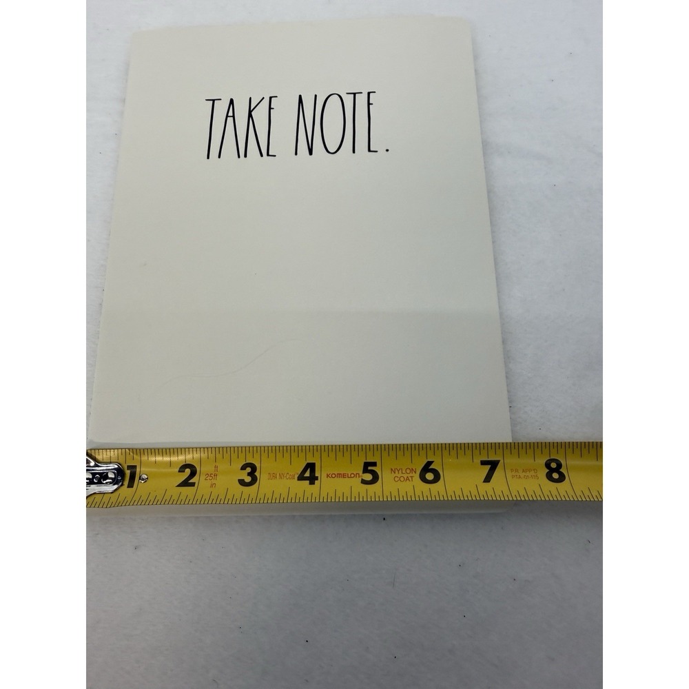 NWOT Rae Dunn 7.25" X 9.75" Soft Cover Bound Lined Notebook - Picture 5 of 6